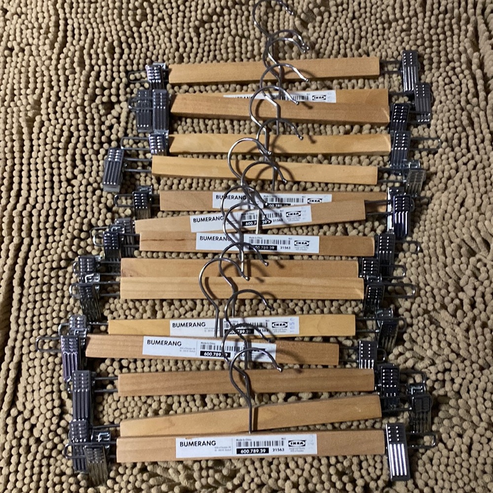 15 EUC IKEA BUMERANG hangers